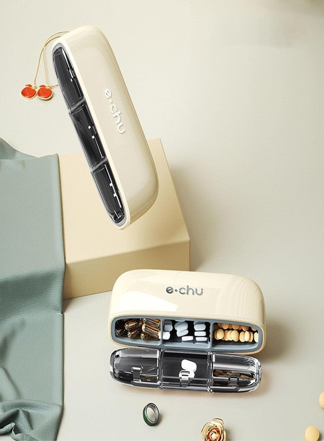 VALUEVIBES Small Pill Organizer Box - Travel Waterproof Portable Medicine Case - Image 3